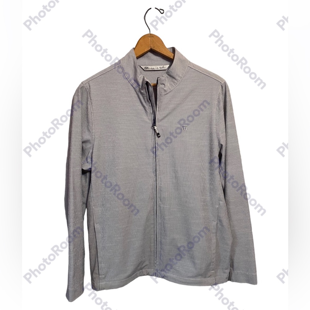 Travis Mathew GOLF True Performance Lightweight Jacket Gray Full Zip Size M